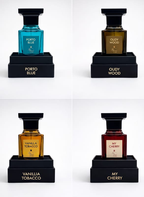 Al-Emam Black 4 Piece Perfume Gift Set (4 × 50ml Extrait de Parfum)