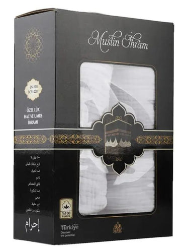 Premiums Islamic Ihram Towel for Hajj and Umrah, Unstitched BAMBOO Ihram